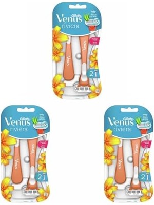 Prime Venus Riviera Kullan At Kadın Tıraş Bıçağı 2'li 3lü Paket