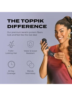 Prime Toppik Saç Fiberi 12GR Açık Kahverengi