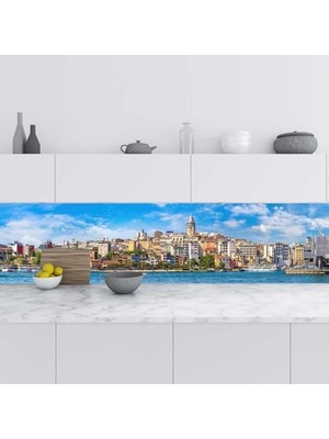 Prime Mutfak Tezgah Arası Folyo Kaplama Folyosu Istanbul Galata 60X400 cm
