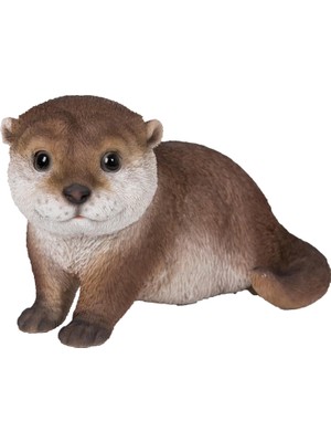 Prime Hi- Ltd 87991-A Otter Öne Eğilen Heykelcik, 18,8 cm Uzunluk