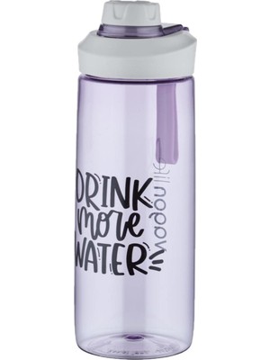 Prime 720 ml Çevir Aç Kapak Tritan Su Matarası -Silikon Taşıma Askısı-Süzgeçli-