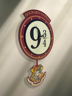 Prime Hogwarts Iı Sallanır Sarkaçlı Dekoratif Duvar Saati