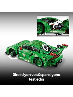 911 Gt3 R Rexy Ao Araba 42224 – 11 Yaş ve Üzeri Çocuklar Için 4 Süspansiyon ile Açılan Kapılar ve Bagaj Içeren Oyuncak Araba Yapım Seti, Yaratıcı Hediye Fikri (1313 Parça)