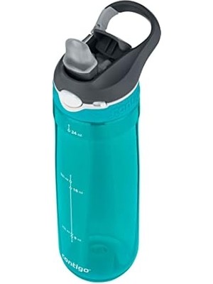 Prime Üniseks Ashland Autospout Pipetli Büyük Bpa Içermeyen Plastik Su Şişesi Turkuaz 720 ml