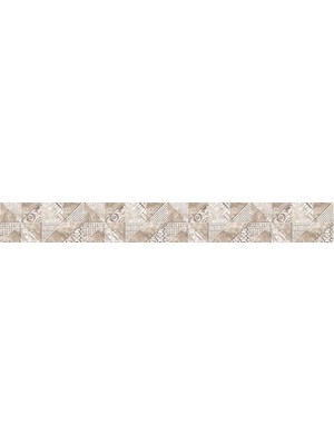 Prime Mutfak Tezgah Arası Folyo Kaplama Folyosu Kahverengi Desen 60X200 cm