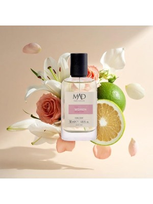 Prime Mad L101 Edp 50 ml Kadın Parfüm – Bergamot ve ile Açılan, Yasemin ve Gül Buketiyle Zenginleşen Misk, ve Odunsu Kalıcı Koku