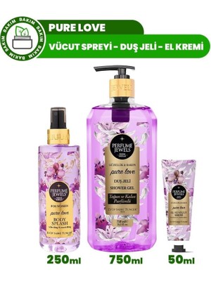 Prime Pure El Vücut Kremi, Duş Jeli ve Vücut Spreyi