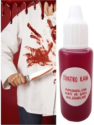Prime Pop Konsol 1 Adet Yapay Tiyatro Şaka Kanı Hallowen Sahte Kan PP190301