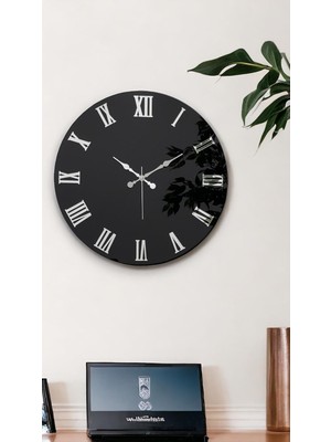Prime 46 cm Gerçek Ayna Pleksi Rakam Dekoratif Duvar Saati