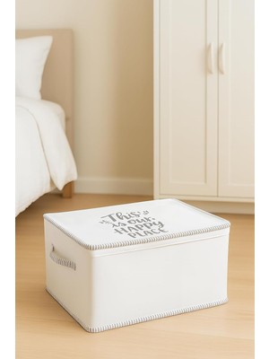 Prime Ipli Baskılı Yorgan Yastık Kıyafet Hurcu Düzenleyici Organizer Hurç (Kazak 45 x 40 x 30)