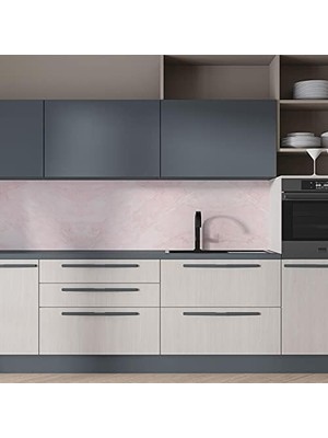 Prime Mutfak Tezgah Arası Folyo Kaplama Folyosu Pembe Mermer 60 x 300