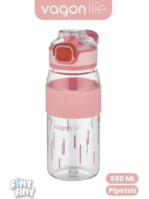 Prime 550 ml Rahat Içim (Pipetsiz) Taşıma Kulplu Çocuk Su Matarası -VGN3001ML550