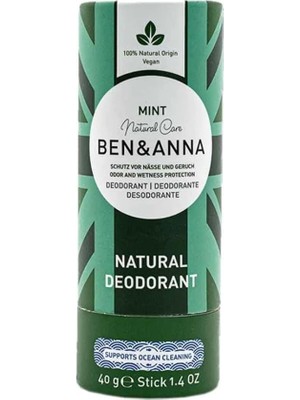 Prime Ben&anna Ben & Anna Mint Natural Vegan Deodorant Stick 40 G 364791