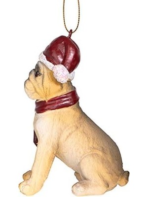 Prime JH576304 Bulldog Tatil Köpek Süsleri, Tam Renkli