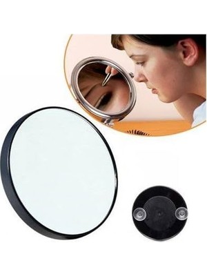 Prime 10X Büyüteçli Vantuzlu Pratik Kullanışlı Makyaj Lens Traş Aynası