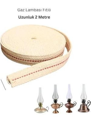 Prime Gaz Lambası Fitili 2 Metre Büyük Boy Kandil Fitili Genişlik 2 cm
