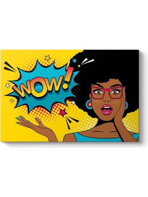 Prime Popart Wow Tablo 45 x 30