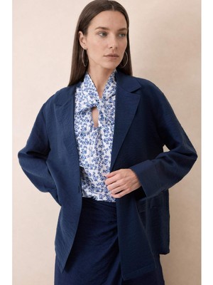 DeFacto Regular Fit Cepli Düğme Kapama Blazer Ceket H1418AX26SM