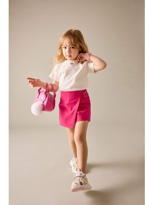 DeFacto %100 Pamuk Basic Düz Twill Etek Kız Bebek H6739A526HS