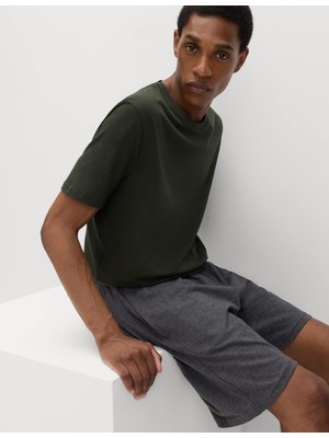 Marks & Spencer Saf Pamuklu Kısa Kollu Pijama Takımı