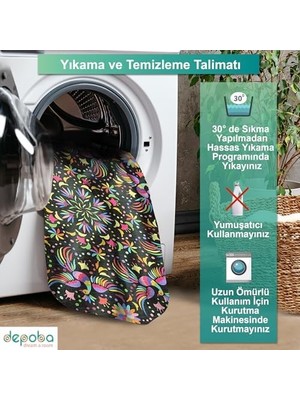 Prime Zunar Kadife Kaymaz Pamuk Tabanlı Yıkanabilir Antibakteriyel Yuvarlak Salon Halısı 120X120