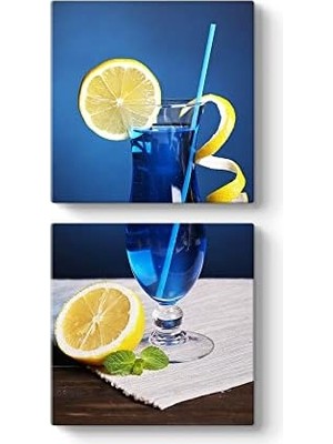 Prime Bols Blue Tablosu 30 x 63-2 Parçalı