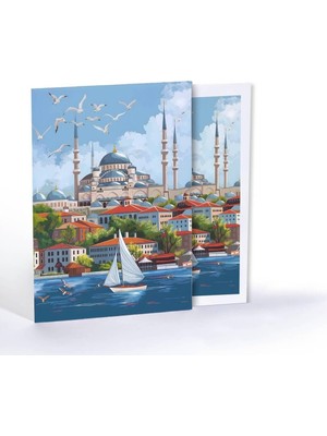 Prime Denizle Kucaklaşan Şehir, A4 Poster (GGK-PS004)
