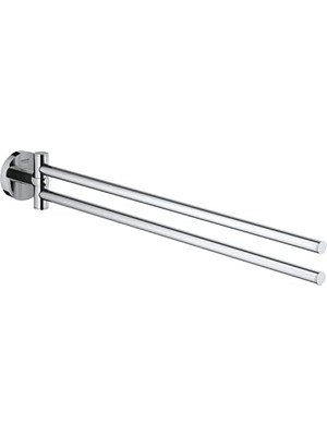 Prime Start Ikili Uzun Havluluk, 439 Mm, Duş, Banyo Aksesuarları, Krom, 41183000