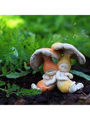 Prime Top Minyatür Bahçesi ve Teraryum Uyuyan Shroom Bebekler