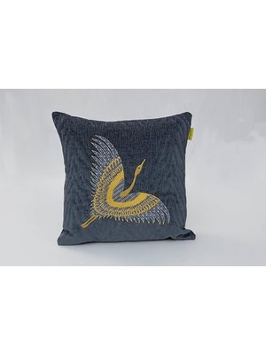 Prime Desen Tasarım,punch Kırlent Kılıfı,1 ADET,43X43, Modern, Makine Işçiliği