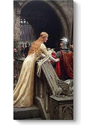 Prime Edmund Blair Leighton - Tanrı Korusun Tablosu 80 x 160