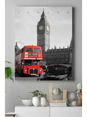 Prime (PSTER16851) Londra Manzara Kanvas Tablo 2 50 x 70