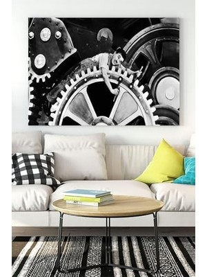 Prime (PSTER15570) Modern Times - Asri Zamanlar Film Afişi Kanvas Tablo 4 30 x 40