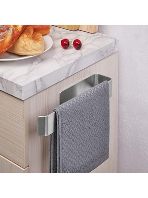 Prime Deltahome Paslanmaz Çelik Havluluk 27CM Uzun - Kendinen Yapışkanlı - Havlu Askısı Model: Stuttgart