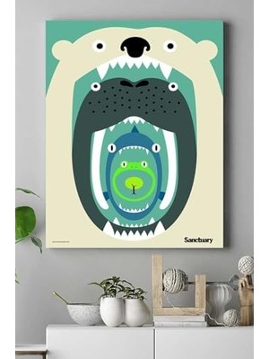 Prime (PSTER14952) Animalization Hayvan Kanvas Tablo 40 x 60