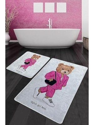 Prime Boss Banyo Halısı Djt 2li Set