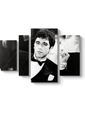 Prime Al Pacino Kanvas Tablo 119 x 80-4 Parçalı