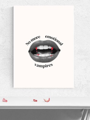 Prime Emotional Bites, Duygusal Vampirler Motivasyon Poster - Afiş - Ofis, Çalışma Odası Dekorasyon