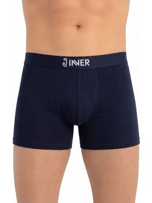Just Inner Erkek Modal Boxer Logo Lastikli Ekstra Konforlu Kalıp (135009)