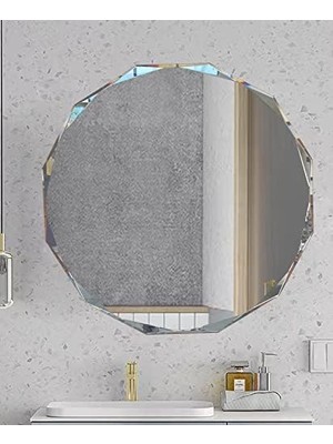 Prime Banyo Aynası, Çerçevesiz Oval, 50.8 cm