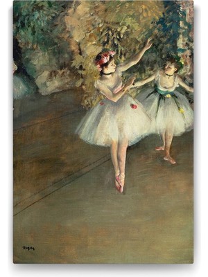 Prime Degas - Two Ballerinas Tablosu - 80X125CM