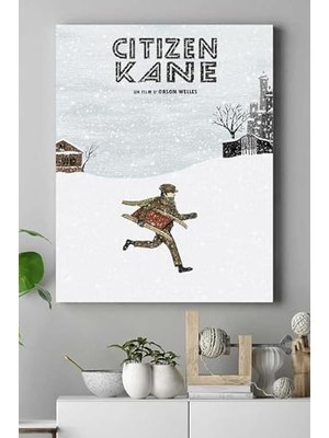 Prime (PSTER15622) Citizen Kane Film Afişi Kanvas Tablo 4 30 x 40