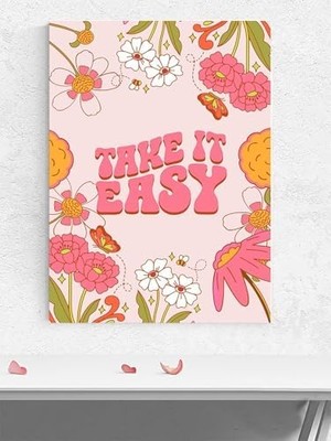 Prime It Easy, Boşver Motivasyon Poster - Afiş - Ofis, Çalışma Odası Dekorasyon