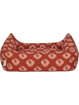 Vuralsin38 Pet Uniform Kiss Tarçın-Bej Köpek Yatağı M 60X70CM