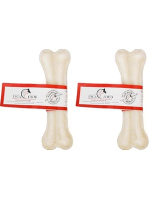 Esca Beyaz Pres Kemik 12,5 Santimetre 1’li 50 Gram Köpek Ödül Maması 2li Paket