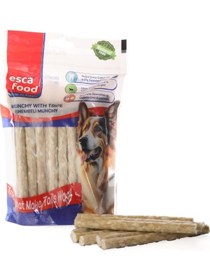 Esca Munchy Çubuk Işkembeli 12 Santimetre 8 Gram 40'li Köpek Ödül Maması