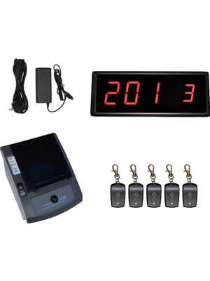 Dolunay Led Öğrenci Kayıt Sıramatik 5 Kullanıcı Siyah Renk 15 x 33 cm Ölçülerle Ekonomik Çözüm