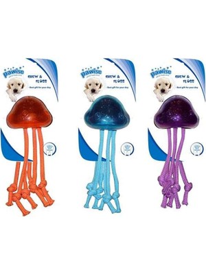 Vuralsin38 Pawise Denizanası Diş Ipi Köpek Oyuncağı 15 cm