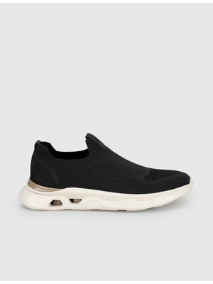 Cabani Yüksek Tabanlı Siyah Erkek Sneaker