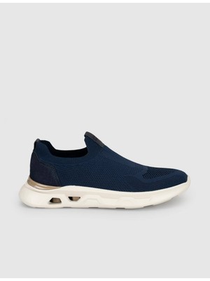 Cabani Yüksek Tabanlı Lacivert Erkek Sneaker